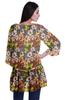Moomaya Printed Georgette Beach Clothes For Women Short Shrug Cover Up