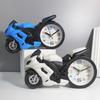 Creative Motorcycle Alarm Clock Portable Desktop Alarm Clock For Children Friends Gift Bedhead Alarm Clock Table Decor