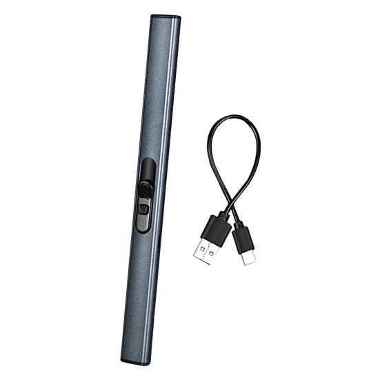 Импульсный воспламенитель, зарядка через USB, ветрозащитный, без пламени, с длинной ручкой, газовая плита для кемпинга, электрический воспламенитель для барбекю, товары для улицы