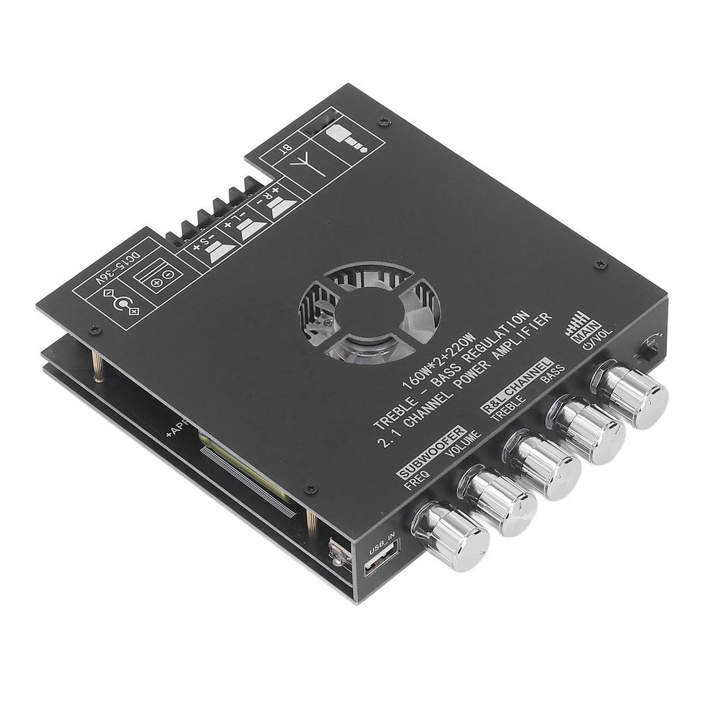 Модуль усилителя мощности звука с регулировкой высоких и низких частот, плата усилителя мощности Bluetooth для магазина