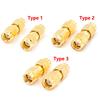 Copper Brass RF SMA to SMA N BNC UHF TNC, RP SMA to PL259 SO239 RF Coaxial Converter Straight Connector
