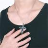 Necklace Chain Cross Pendant Crucifix Stainless Steel Unisex's