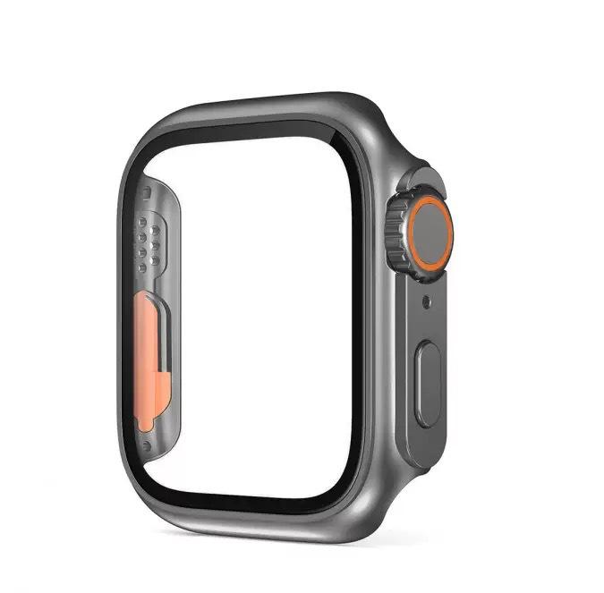 Защитный чехол для Apple iWatch с защитой от царапин: Ультратонкий поликарбонатный чехол со встроенной защитной пленкой
