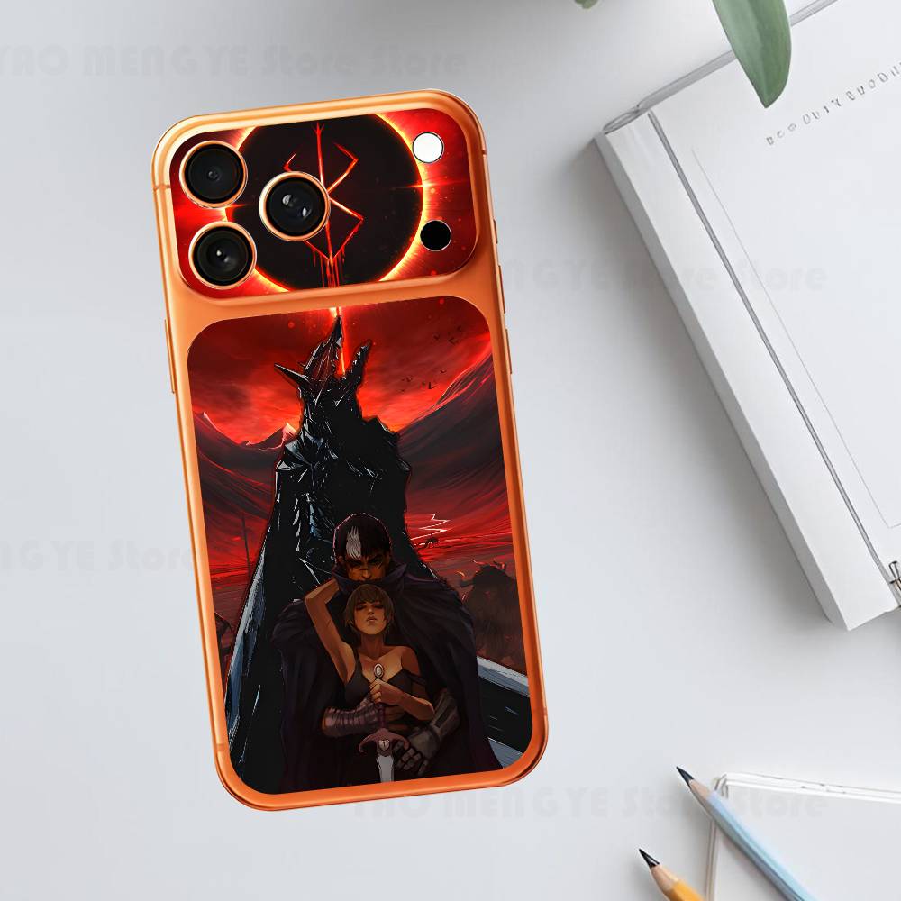 Аниме G-Guts Гриффит Для IPhone 17 Pro ProMax Полная задняя крышка Наклейка Wrap Skin Задняя защитная пленка-наклейка