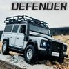 1:32 Land Rover Defender Alloy Car Model Diecasts & Toy Metal Off-Road Vehicles Car Model Simulation Sound Light Gift