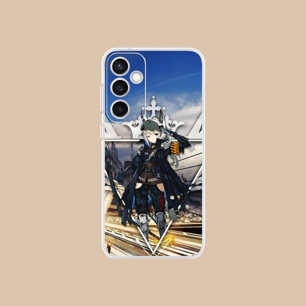 Arknights Grani Прозрачный чехол для мобильного телефона для Samsung Galaxy S25 S24 S23 S22 S21Plus FE Ultra Цветная накладка