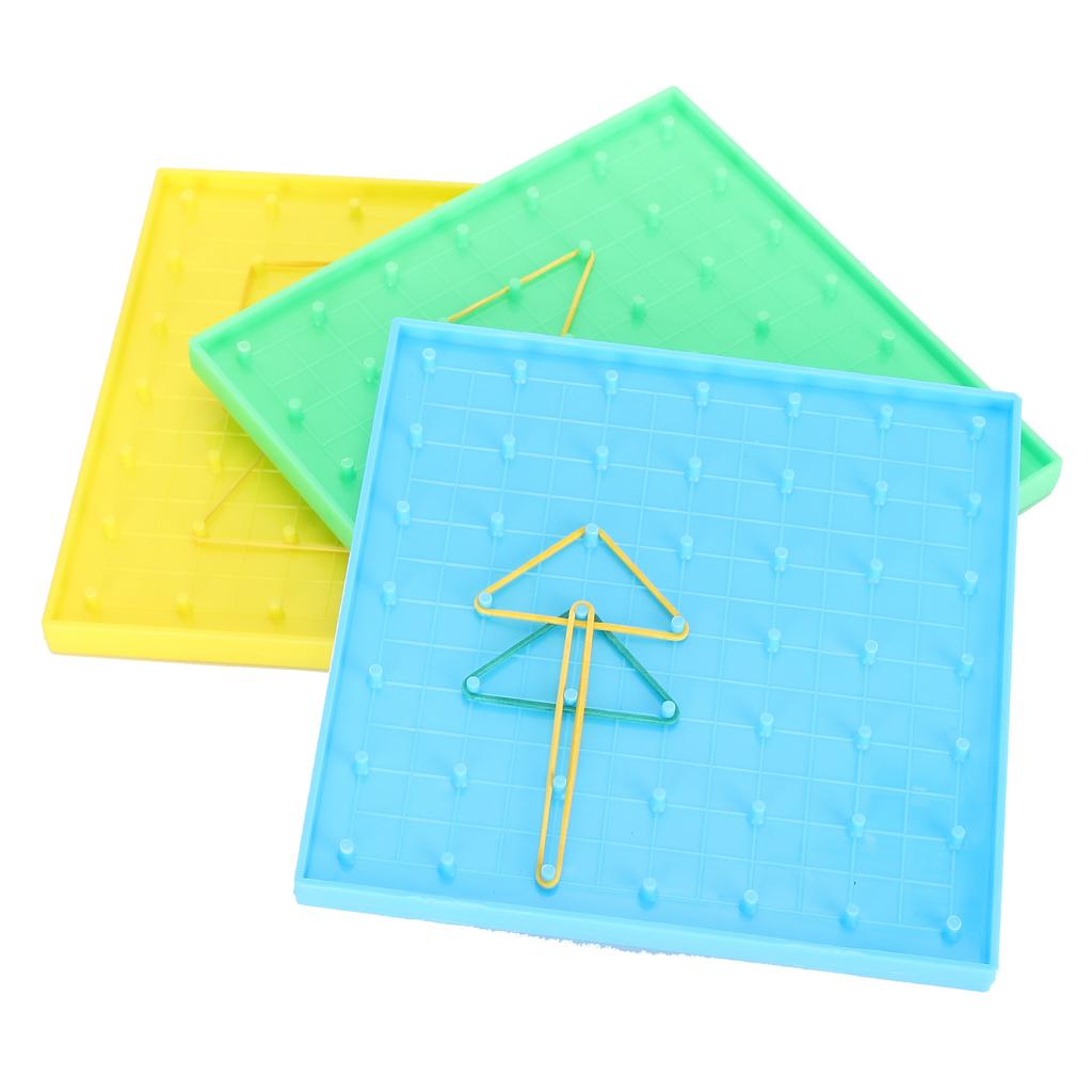 3 шт. Игрушечная доска с гвоздями, цветная доска с резинкой, детские ранние развивающие головоломки