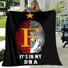 1pc Blanket - Feyenoord Rotterdam logo Print Design, Lightweight Blanket for Sofa, Bed- Soft &Warm, Gift for All Seasons