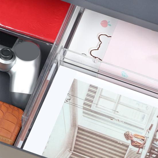 Прозрачный разделитель ящиков, длина регулируется, высокая прочность, простая установка, расширяемый разделитель ящиков, разделитель