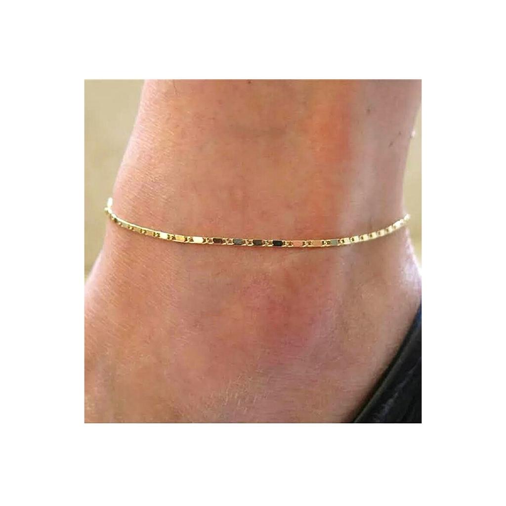 Элегантный браслет на тонкую цепочку золотого цвета