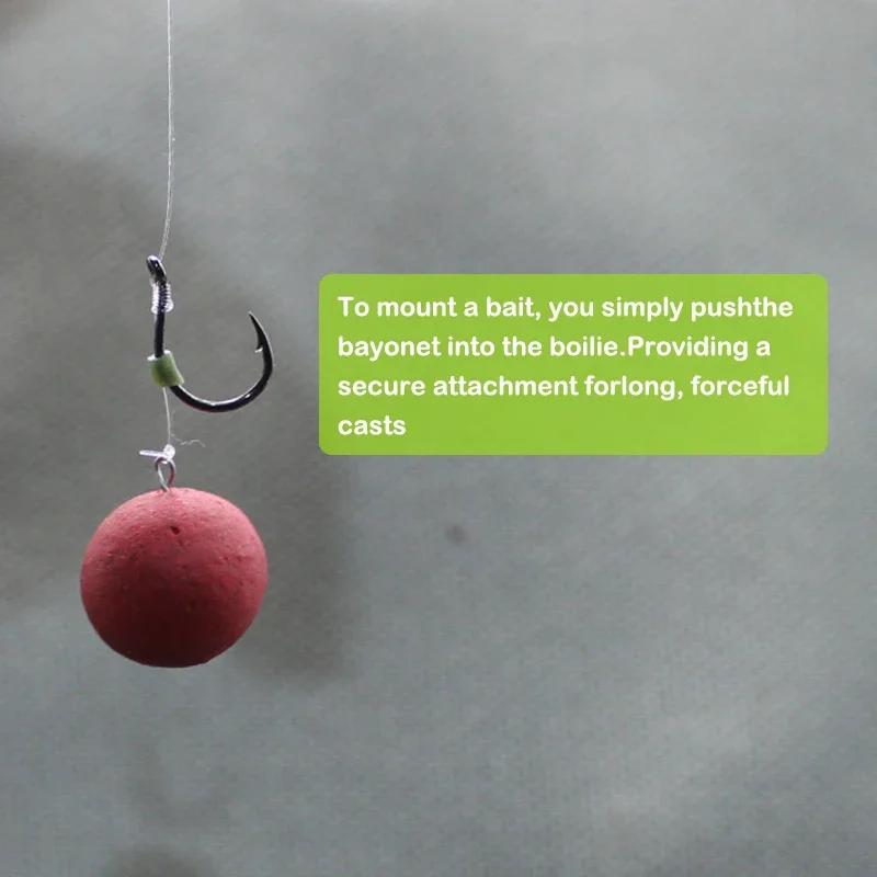 30pcs Feeder Fishing Hook Bait Bayonets Boilies Spike Secure Bait Hanging Peg For Feeder Fishing Tackle Accessories