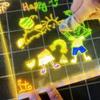 Светодиодная стираемая доска для записей Акриловая доска для сообщений Стираемая детская доска для рисования Ночник в спальню Подарок на день рождения для детей