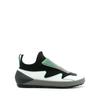 Salvatore Ferragamo Ferragamo Colourblock Slip On Sneakers Green