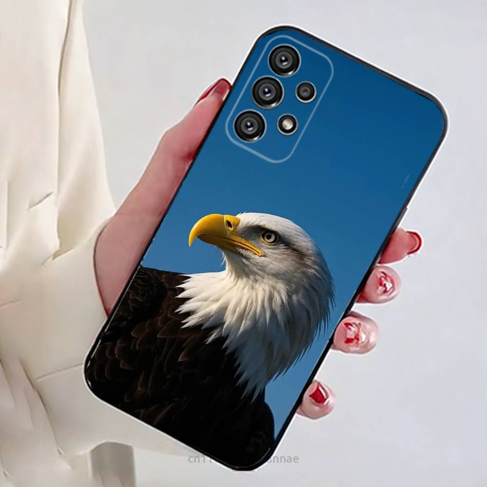 Крутой чехол для телефона с изображением орла для Samsung Galaxy A54, 34, 24, 73, 53, 52, 52S, 04S, 04E, A72