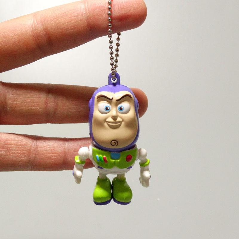 Cartoon Anime Figure Keychain Toy Story Lotso Alien Kawaii Doll Keyring Car Backpack Pendant Jewelry Accessories Gifts