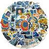 40 Works By Van Gogh Sunflower Oil Painting Graffiti Stickers Luggage Laptop Guitar Waterproof Stickers