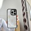 Милый мультяшный чехол-медвежонок для телефона Apple 14, 15, 16, 17, Pro Моделей - Черные Края, Жесткая Защита