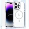 Применимо к iPhone16ProMax яркий магнитный чехол для мобильного телефона Apple 15plus высокопрозрачный металлический чехол для объектива