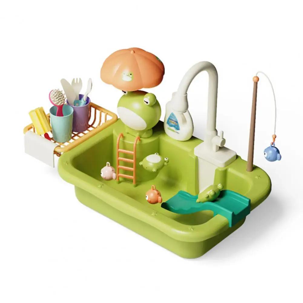 Non-Toxic Baby Kitchen Toy Plastic Dish Wash Sink Electric Dishwasher Playing Pretend Role Play Housework Early Educational Toys For Child