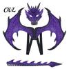3D Dragon Wings for Kids Children's Costumes Set, with Mask Tail And Wing, Lightweight Costume Dress Up Cosplay Costumes, Ages 3-12 Halloween