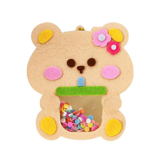 1 комплект, набор для шитья кукол с изображением животных из мультфильмов, набор для шитья из нетканого материала, для поделок, для поделок, для начинающих, для мальчиков и девочек, подарок