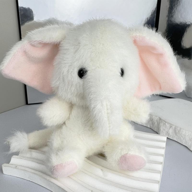 New Cartoon-style Internet-famous Scented Polyester Fiber Elephant Plush Toy Little Elephant Doll Keychain Bag Schoolbag Pendant