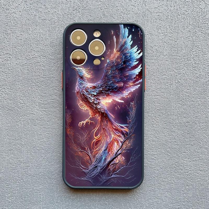 Чехол для телефона с тотемом дракона для iPhone 16 13 12 11 15 14 Pro Max 14Plus XS X XR 13 Mini 7 8 Plus SE2 Винтажный Дракон Ударопрочный Чехол