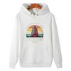 Unisex Black Nakatomi Plaza Christmas Party 1988 Front Print Hoodie Retro Sunset Tower Graphic HoodedSweatshirtOversizedMovieStreetwearCouple Pullover