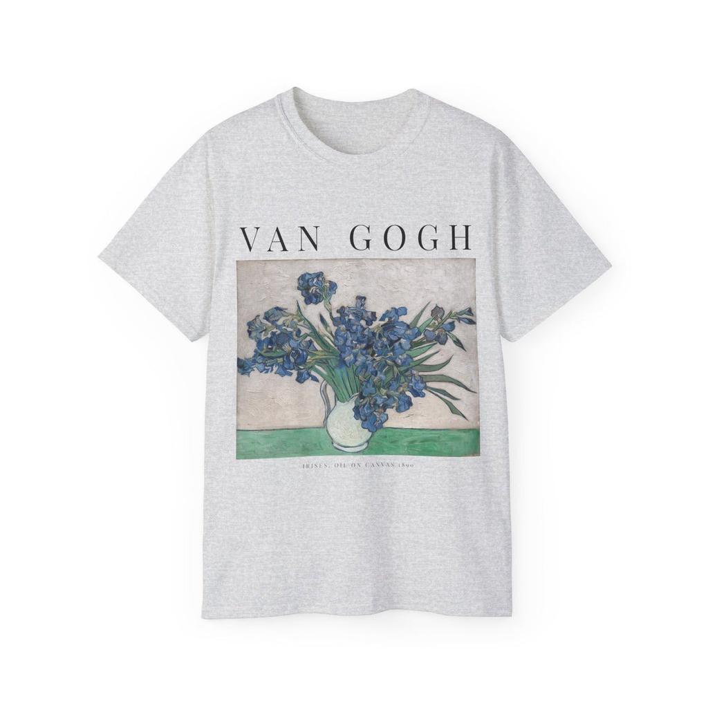 Vincent Van Gogh Irises Unisex Tee S-5XL