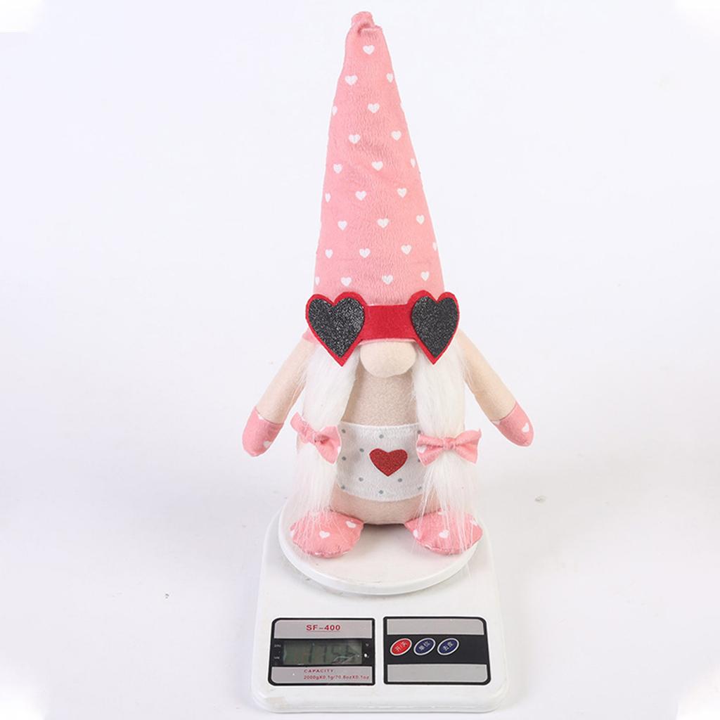 Holiday Decorations Valentine's Day Decorations Rudolph Doll Faceless Doll