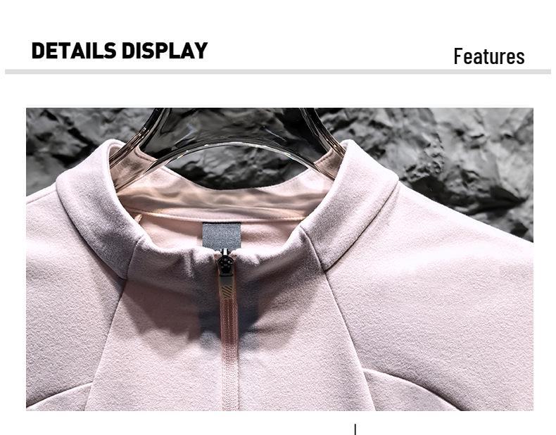2025 Women's Quick-dry Breathable Stand Collar Hiking Hoodie