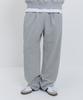 PSSHOPPER Curved Washed Wide Sweatpants [Gray]
