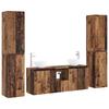 Bathroom Furniture Set 5 Pieces Reclaimed Wood 33 X 34.5 X 160 Cm