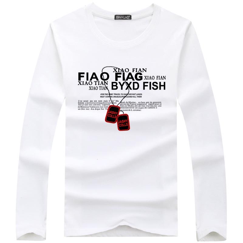 Мужские толстовки большого размера с круглым вырезом и длинным рукавом, облегающие, на весну и осень