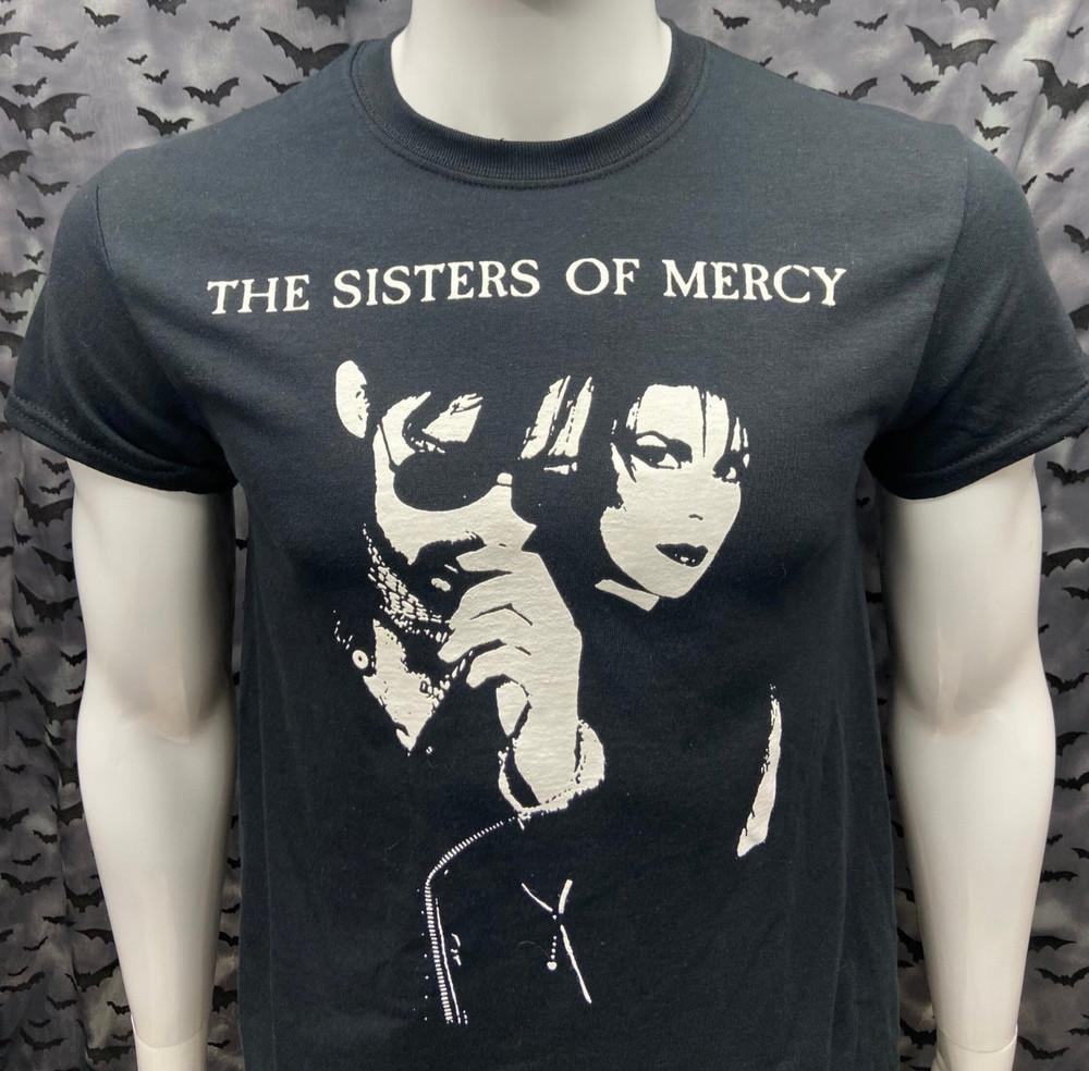 Сестры Милосердия Готическая Футболка Deathrock Post Punk Gothic Rock Винтажная Группа Унисекс Унисекс Футболка