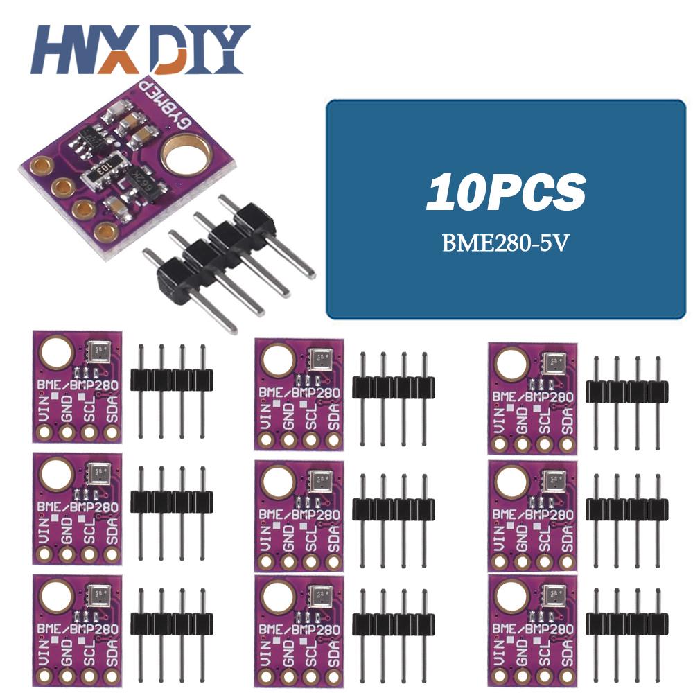 1-10 шт. BME280 BMP280 5В 3,3В Цифровой датчик Температуры Влажности Барометрического Давления Модуль I2C SPI для Arduino