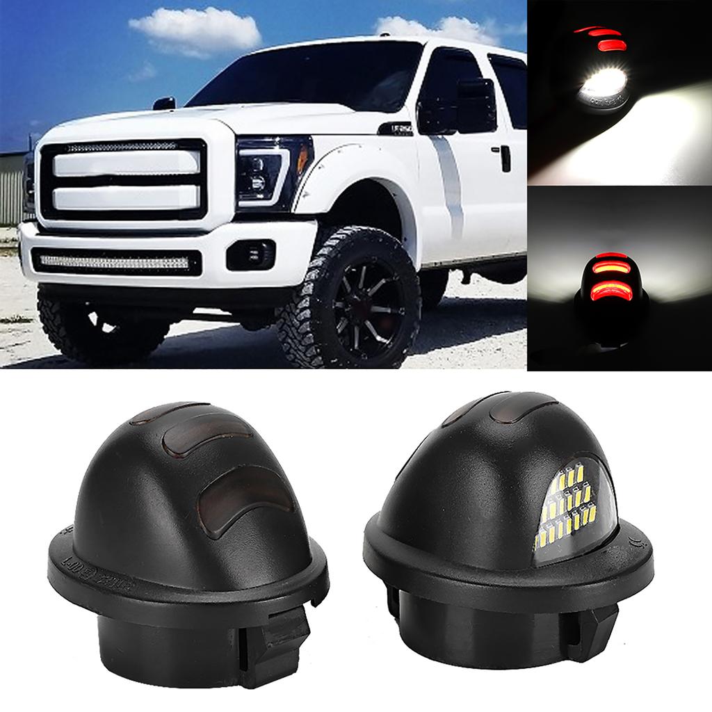 2 шт. светодиодный фонарь номерного знака Подходит для Ford Super Duty F‑250 F350 F‑450 F‑550 1999‑2016 F150 F150Raptor