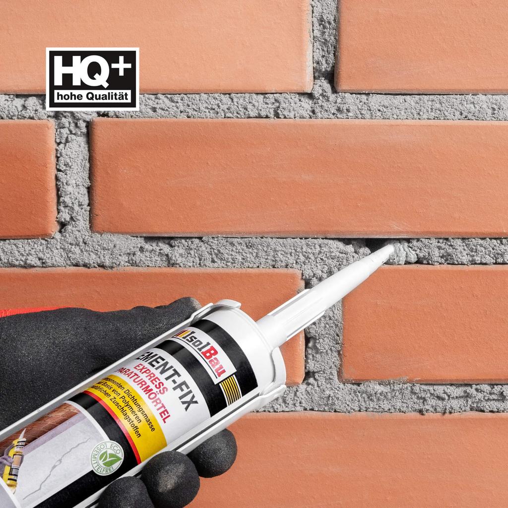IsolBau Zement-Fix Repair and Sealing Mortar Dark Gray 2 x 300ml