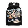 Рюкзаки Клинок, рассекающий демонов Kimetsu no Yaiba Незуко Пробужденный демон Daypack  mochila Для офиса Ретро Моющийся Rucksack