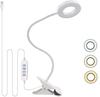 LED Reading Light with Clamp 3 Color & 10 Brightness Desk Lamp Flexible Gooseneck Book Lamp Kids Reading Night Light Book Light
