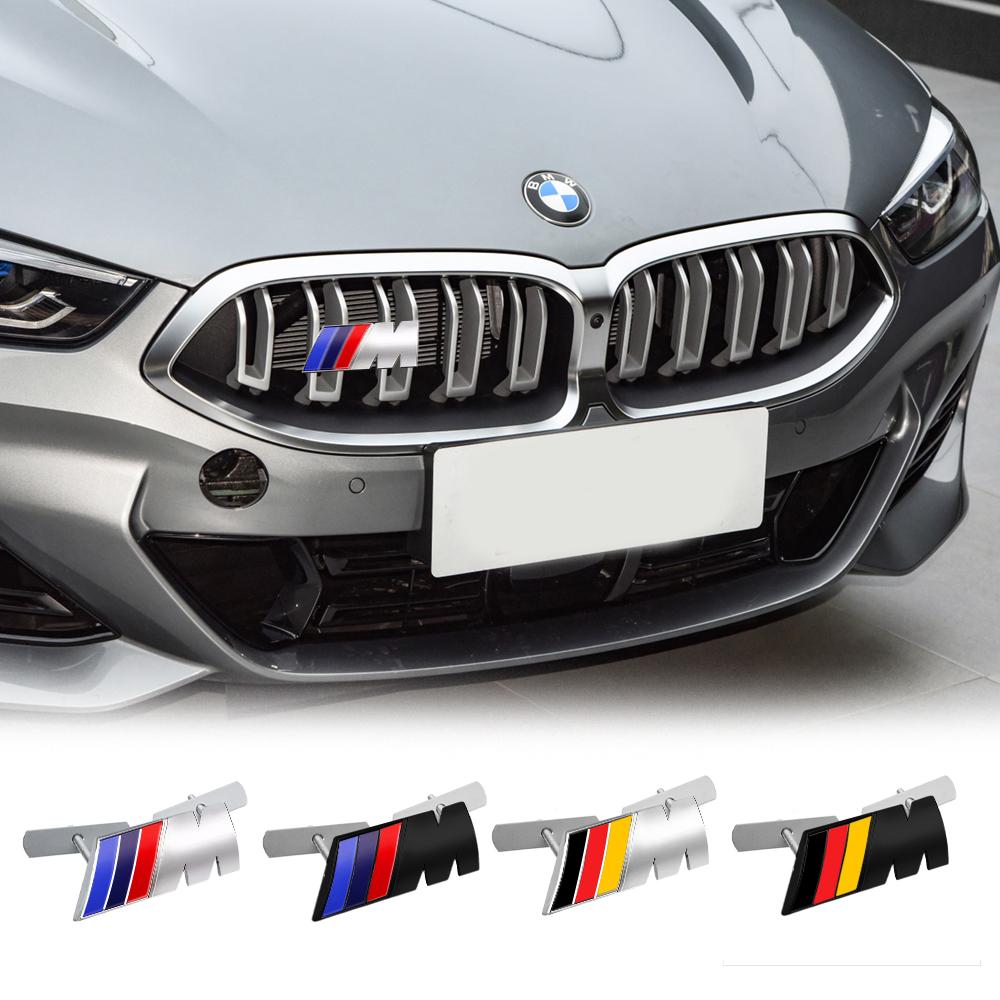 Car Front Rear Tail Trunk Bumper Emblem Badge Decal Sticker For BMW M Power Performance M3 M5 M6 F01 F20 F10 F13 F15 F16 E36 E39 RXDMV1