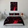 Dark knight with sword. Bedding sets Duvet cover sets Duvet covers Pillowcases(1*Duvet Cover 2*Pillowcases without duvet insert)
