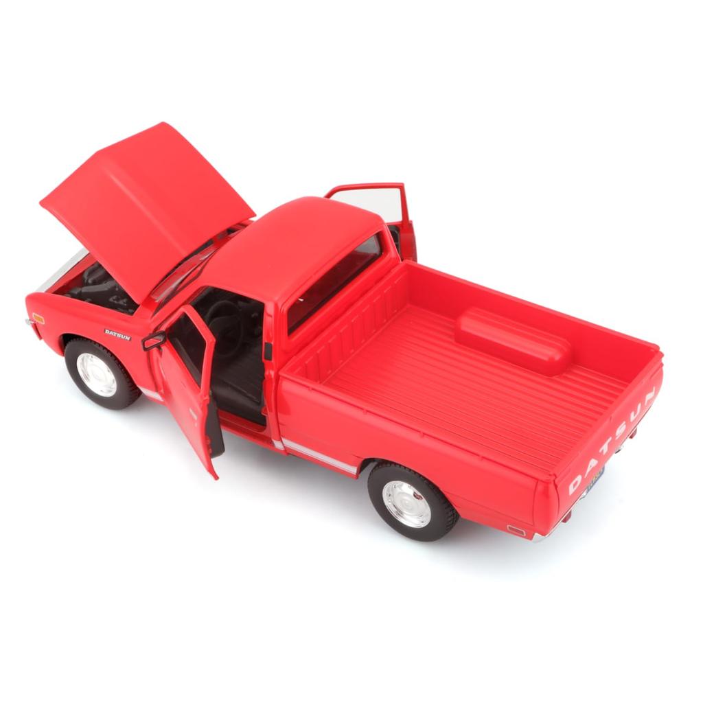 Maisto Scale Diecast Model Car of the Datsun 620 Pickup Finished Model 1/24 (Red) - (Product Code 31522)