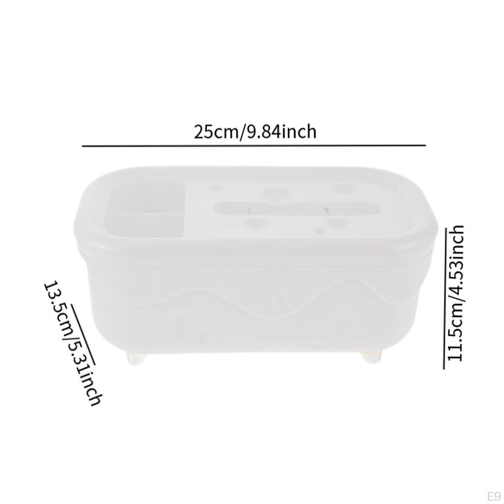 Multifunctional Tissue Dispenser with Organizer for Desk And Bedroom