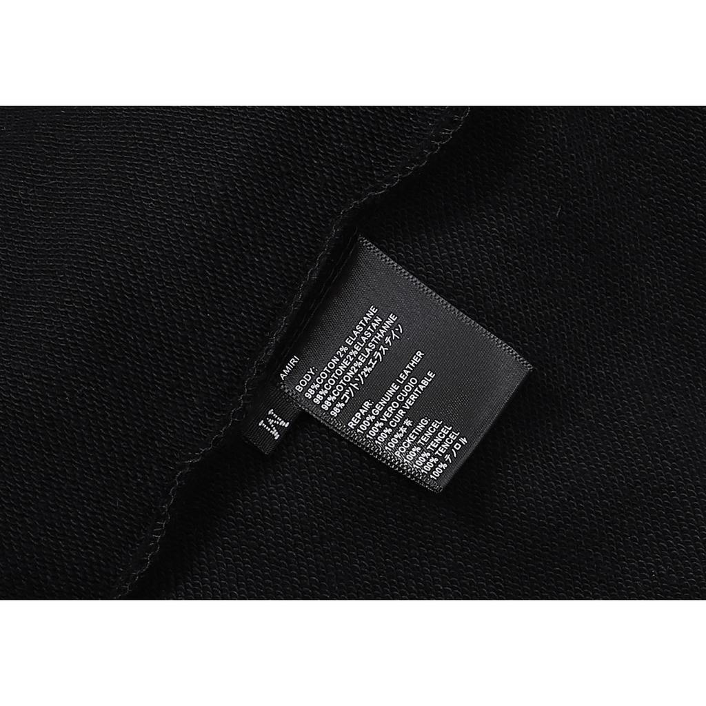 875 Amiri Letter Print Весна и осень свободная толстовка большого размера из тонкого высококачественного хлопка с капюшоном для пары