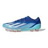 adidas X Crazyfast.1 С круглым носком Слипоны HG (Резиновые короткие шипы) Нескользящие Прочные Футбольные Бутсы Мужские Футбольные Бутсы Бело-Синие IE4204