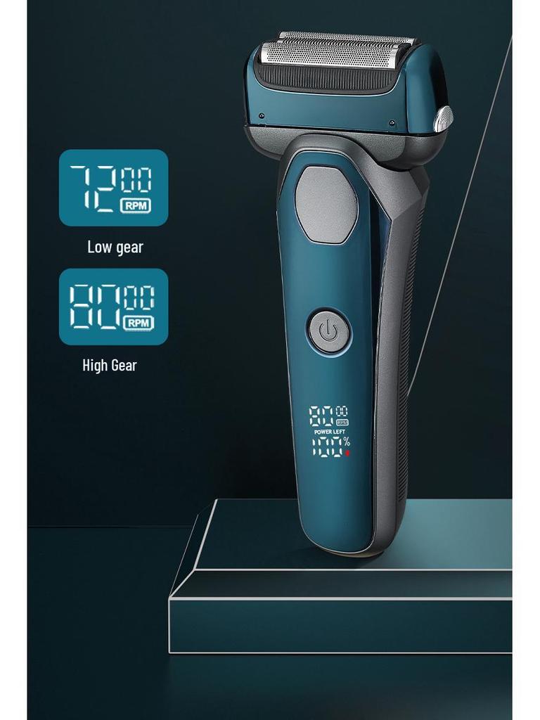 USB Rechargeable 3-Head Men's Electric Shaver