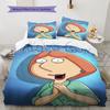 Lois Griffin Pattern Bedding Home Decoration Birthday Gift ( 1 duvet cover + 2 pillowcase, without core),fan merchandise.