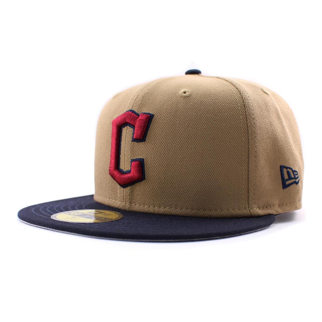 [New Era] City Connect Cap 59FIFTY Cleveland Guardians MLB CITY CONNECT FITTED CAP KHAKI CLEVELAND GUARDIANS Hat 5950 Sz 800 [Used]