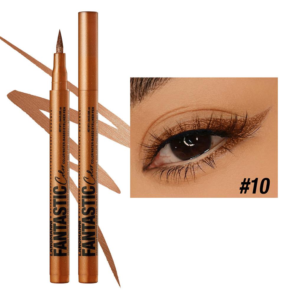 Подводка для глаз на водной основе Жидкая матовая ярко-красная Быстросохнущая Неразмазываемая подводка-карандаш для глаз Дерзкие Стойкие Образы Косметика